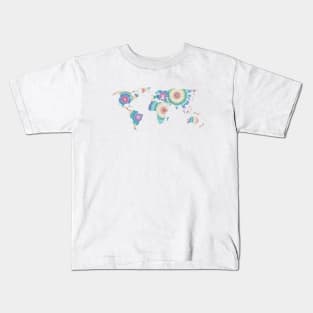 World Map Kids T-Shirt